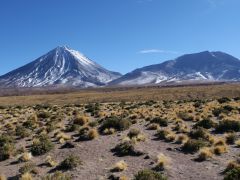 San Pedro Vulkane Licancabur und Cerro Juriques
