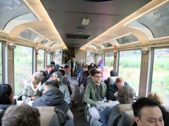 im Zug Richtung Machu Picchu