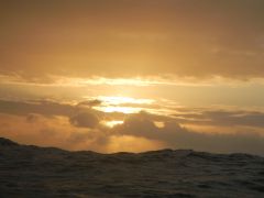 Sonnenuntergang am 16. 2.