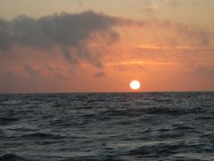 Sonnenaufgang am 22. 2.