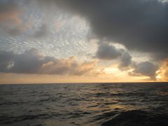 Sonnenuntergang am 24. 2.