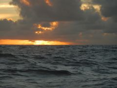 Sonnenuntergang am 5. 3.