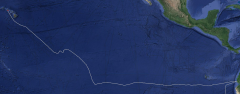 Unsere Route von Ecuador nach Hawaii