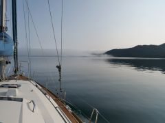 Nebelwand Evans Island