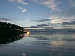 Shallow Bay Sonnenuntergang