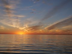 Caleta San Juanico Sonnenaufgang