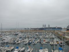 Ensenada Blick vom Mast