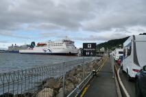 warten auf die Fähre Wellington