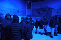 Eissturm im Antarctic Centre Christchurch