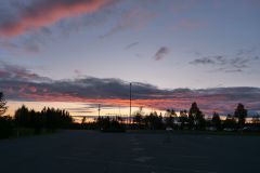 Abendstimmung Walmartparkplatz Kenai